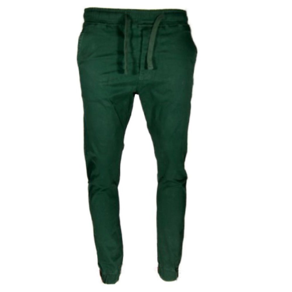 Men's Pants Drawstring Waist Straight Leg Relaxed Waist Casual Pants